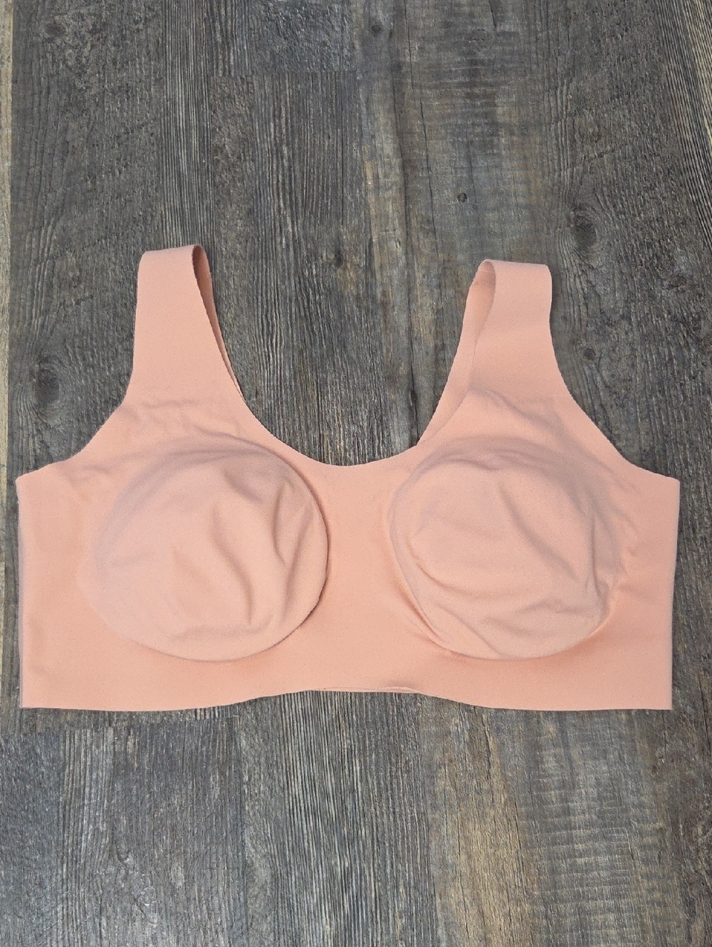 knix Peach Wireless Comfort Bra